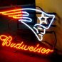 Brand New NFL Budweiser England Patroits Beer Bar Pub Neon Light Sign 16"x 14" [High Quality]