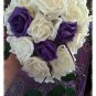 Bridal teardrop bouquet