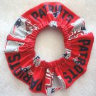 NFL New England Patriots Fabric Cotton Hair Scrunchie Reinforced NWT