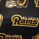 NFL St. Louis Rams Fabric 100% Cotton Fabric Fat Quarter