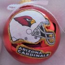 NFL Arizona Cardinals 4 Inch Xmas Glass Ornament - New - Great Gift -