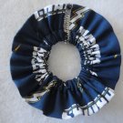 NFL San Diego Chargers Fabric Cotton Hair Scrunchie Reinforced