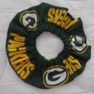 NFL Green Bay Packers Fabric Cotton Hair Scrunchie Reinforced