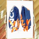 Baby Shoes 0-3 Mo. Girls - Handmade NFL Denver Broncos Booties w/Sequin and Beading