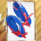 Baby Shoes 3-6 Mo. Girls - Handmade NFL Buffalo Bills Booties w/Sequin and Beading