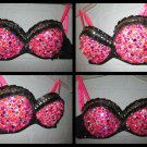 Pretty In Pink Rave Bra 34B