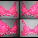 Hot Pink Bubble Rave Bra 34C