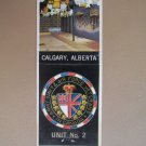 Calgary Alberta Veterans Canada Vintage 20 Strike Military Matchbook Cover