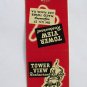Tower View Restaurant Lake Placid Florida 20 Strike Matchbook Match Cover