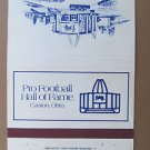 Pro Football Hall of Fame Canton Ohio 40 Strike Vintage Sports Matchbook Cover