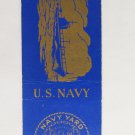 Navy Yard Portsmouth New Hampshire Vintage US Military 20 Strike Matchbook Cover