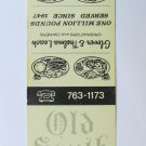 Old South Restaurant Panama City, Florida 20 Front Strike Matchbook Match Cover