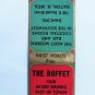 The Buffet - Raton, New Mexico 20 Front Strike Restaurant Matchbook Match Cover