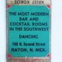 The Buffet - Raton, New Mexico 20 Front Strike Restaurant Matchbook Match Cover
