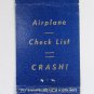 Mather Air Force Base California Bombardment School Military 20 FS Match Cover