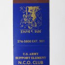 US Army Support Oakdale Pennsylvania Vintage Military 20 Strike Matchbook Cover US Army Support Oakdale Pennsylvania Vintage Military 20 Strike Matchbook Cover