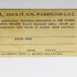 Air Force Association AFA Washington DC Vintage Military 20 Strike Match Cover