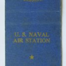 US Naval Air Station Seattle Washington 20 Strike Military Matchbook Cover