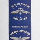 Naval Aviation Philadelphia Pennsylvania Vintage 20 FS Military Matchbook Cover Naval Aviation Philadelphia Pennsylvania Vintage 20 FS Military Matchbook Cover