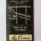 La Cocina Mexican Restaurant Buena Park California CA 20 Strike Matchbook Cover