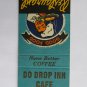 Do Drop Inn Cafe - Odessa, Texas Restaurant 20 Front Strike Matchbook Match Cover