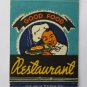 Do Drop Inn Cafe - Odessa, Texas Restaurant 20 Front Strike Matchbook Match Cover