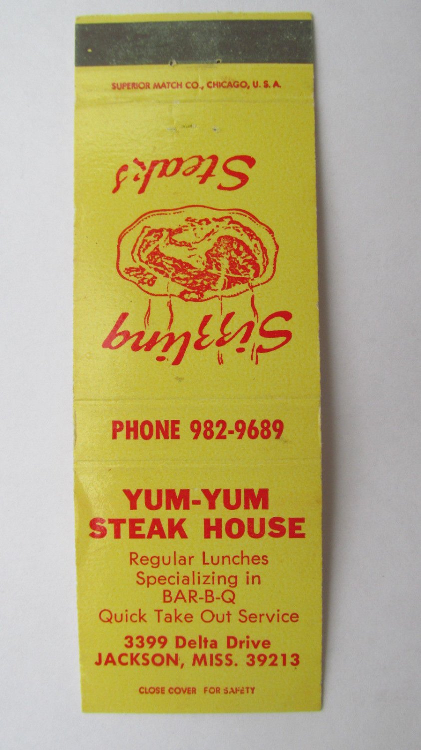 YumYum Steak House Jackson, Mississippi Restaurant 20 Strike