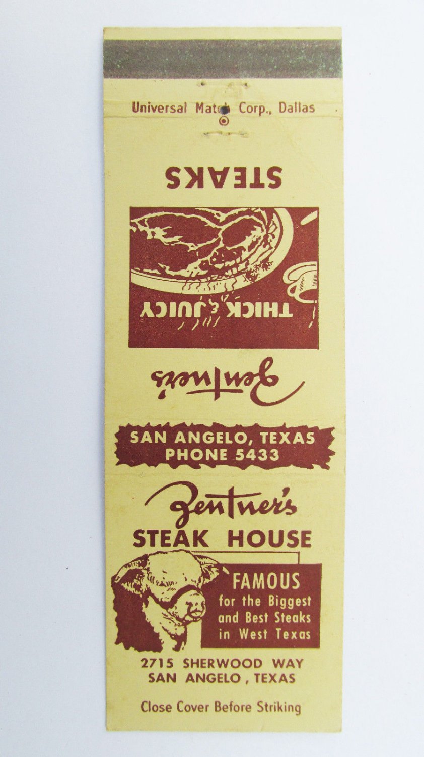 Zentner's Steak House - San Angelo, Texas Restaurant 20 Strike ...