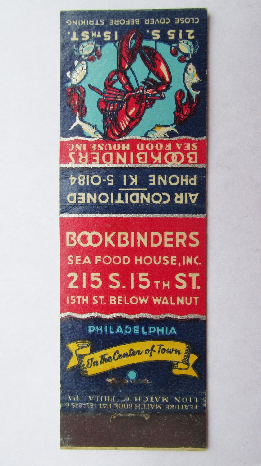 Bookbinders Sea Food House Philadelphia PA Restaurant 20Strike