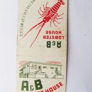 A & B Lobster House - Key West, Florida Restaurant 20 Strike Matchbook Cover -FL