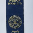 Portsmouth, New Hampshire - US Naval Hospital 20 Strike Military Matchbook Cover Portsmouth, New Hampshire - US Naval Hospital 20 Strike Military Matchbook Cover