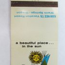 Kah Nee Ta Vacation Resort - Warm Springs, Oregon 30 Strike Matchbook Cover OR