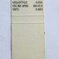Hurlburt Field, Florida Base Billeting 20 Strike US Military Matchbook Cover FL
