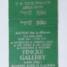 Finke Gallery - Blowing Rock, North Carolina 30 Strike Matchbook Cover Art NC