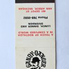 Gandy Dancer - Ann Arbor, Michigan Restaurant 20 Strike Matchbook Cover MI Match Gandy Dancer - Ann Arbor, Michigan Restaurant 20 Strike Matchbook Cover MI Match