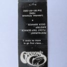 Gastons White River Resort Lakeview Arkansas Restaurant 20Strike Matchbook Cover