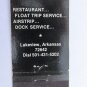 Gastons White River Resort Lakeview Arkansas Restaurant 20Strike Matchbook Cover