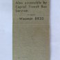 Brook Farm Restaurant - Chevy Chase, Maryland 20 Strike Matchbook Cover Diamond