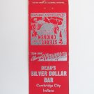 Dean's Silver Dollar Bar Cambridge City, Indiana Restaurant 20FS Matchbook Cover Dean's Silver Dollar Bar Cambridge City, Indiana Restaurant 20FS Matchbook Cover