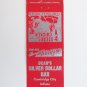 Dean's Silver Dollar Bar Cambridge City, Indiana Restaurant 20FS Matchbook Cover