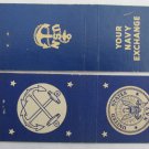 Lot of 2 United States Navy 20 Strike Military Matchbook Cover - Universal Match