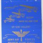 Army Air Forces Flying Sch- Eagle Pass, Texas 40 Strike Military Matchbook Cover