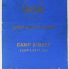 US Army - Camp Sibert, Alabama 40 Strike Military Matchbook Cover AL Matchcover US Army - Camp Sibert, Alabama 40 Strike Military Matchbook Cover AL Matchcover