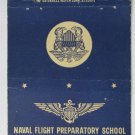 Naval Flight Prep School Greencastle, Indiana 40 Strike Military Matchbook Cover