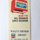 Wally's Chevron Service  - Endicott, Washington Station 20Strike Matchbook Cover