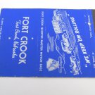 Fort Crook Quarter Master Motor Base Nebraska 40 Strike Military Matchbook Cover Fort Crook Quarter Master Motor Base Nebraska 40 Strike Military Matchbook Cover