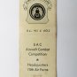 15th Fifteenth Air Force SAC Aircraft Combat 20 Strike Military Matchbook Cover