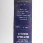 Vandenberg Air Force Base California 20Strike Military Matchbook Cover Aerospace