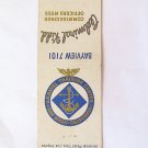 San Diego California US Naval Training Admiral Kidd 20F Military Matchbook Cover San Diego California US Naval Training Admiral Kidd 20F Military Matchbook Cover