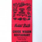 Chuck Wagon Restaurant - Virginia (Beach?) 20 Strike Matchbook Cover Matchcover
